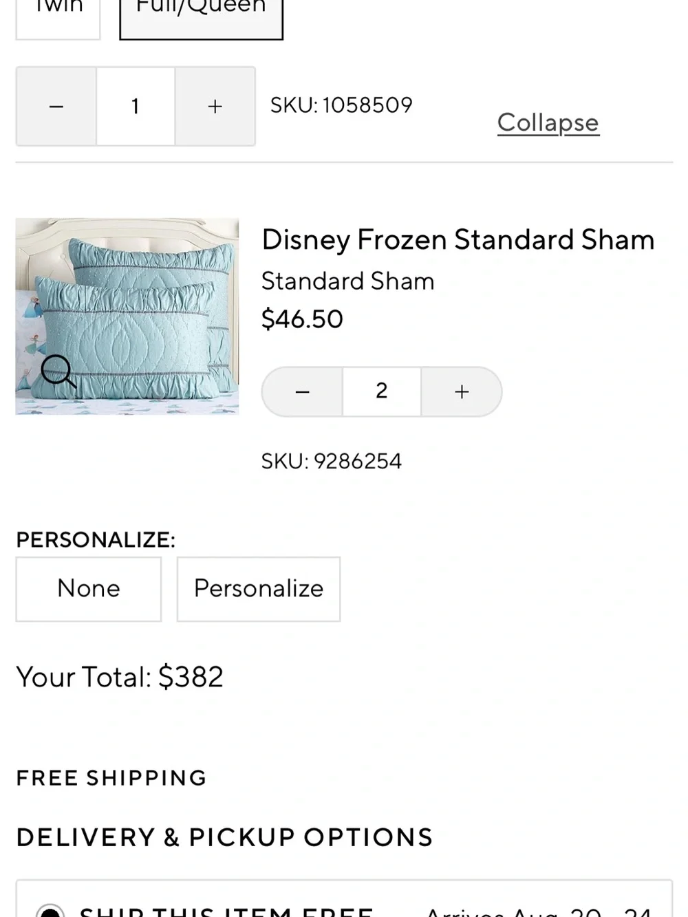 Disney Pottery Barn Kids Light Aqua Quilted Comforter with Princess